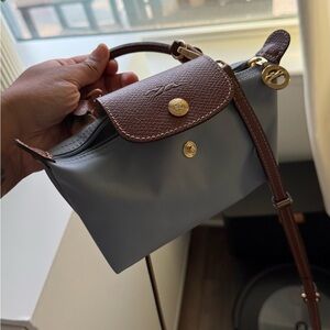 LE PLIAGE ORIGINAL POUCH WITH HANDLE- like new